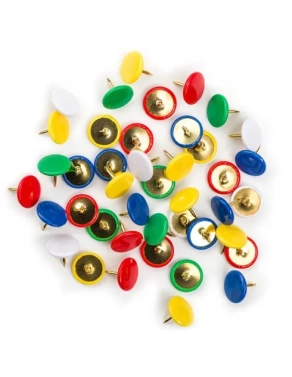 Caja 100 chinchetas colores Surtidos