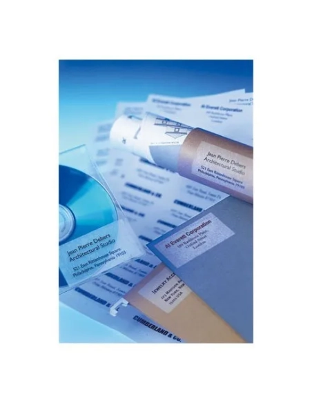 Etiqueta transparentes inkjet A4