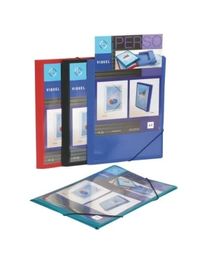 Carpeta polipropileno solapas con gomas personalizable surtidas