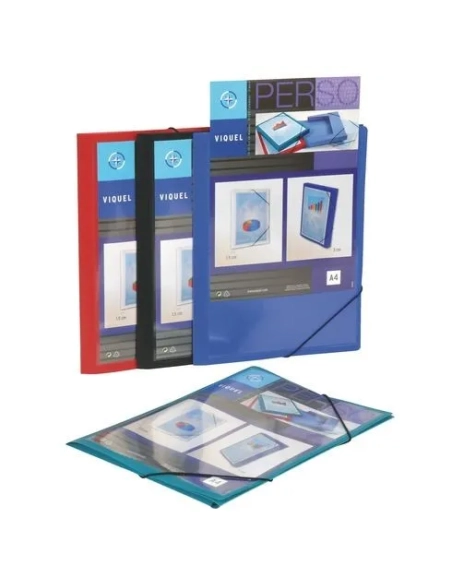 Carpeta polipropileno solapas con gomas personalizable surtidas