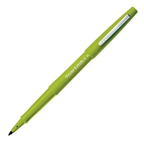 Rotulador Papermate flair verde manzana