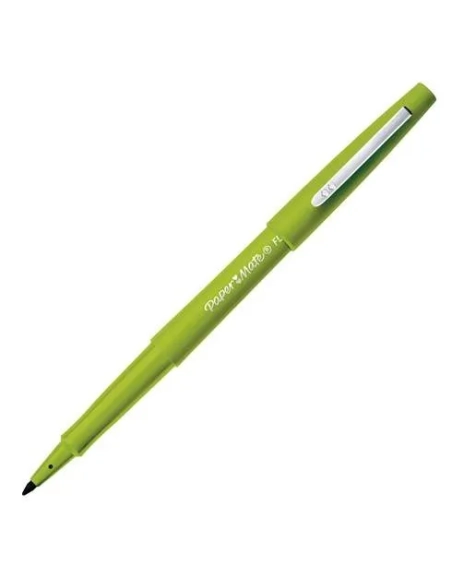 Rotulador Papermate flair verde manzana