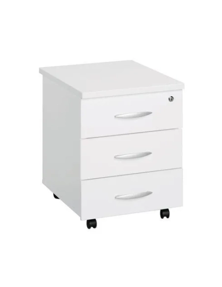 Cajonera con ruedas 3 cajones  excellens blanca