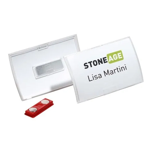 Pack 10 identificadores Imantado click fold pinza 54 x 90