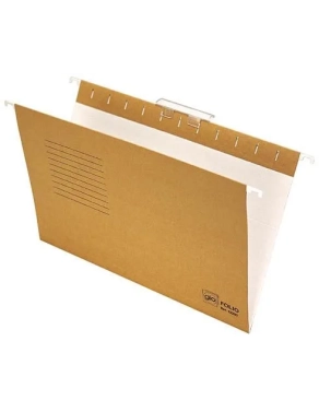 Caja 25 carpetas colgantes Kraf bicolor folio visor superior