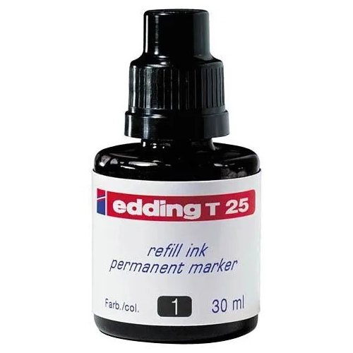 Recarga de tinta Edding T25 negra