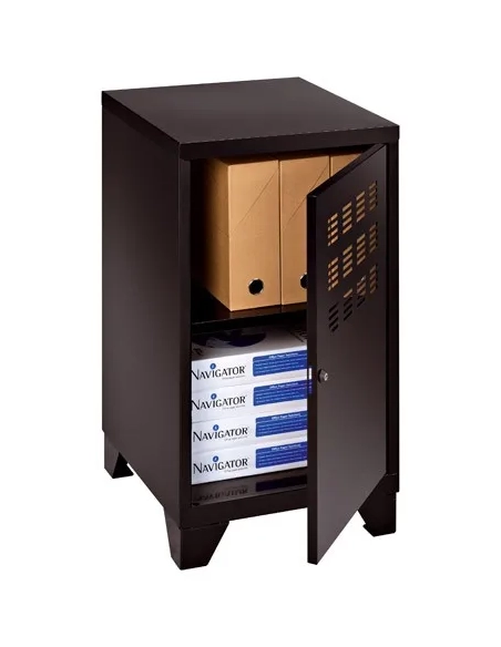 Taquilla metalica pequeña 74x40x40 cm negro