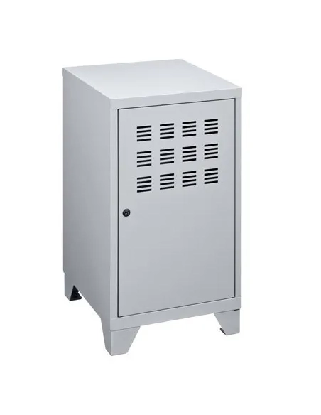 Taquilla metalica pequeña 74x40x40 cm gris claro