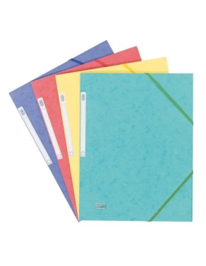 Carpeta carton A4 gomas 3 solapas surtidas clasico