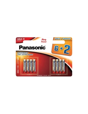 Blister 8 pilas (6+2) Pro Power (premium) LR03 AAA