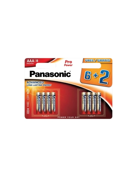 Blister 8 pilas (6+2) Pro Power (premium) LR03 AAA
