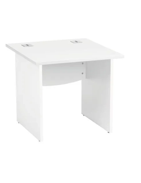 Mesa oficina patas madera 80cm Excellens blanca