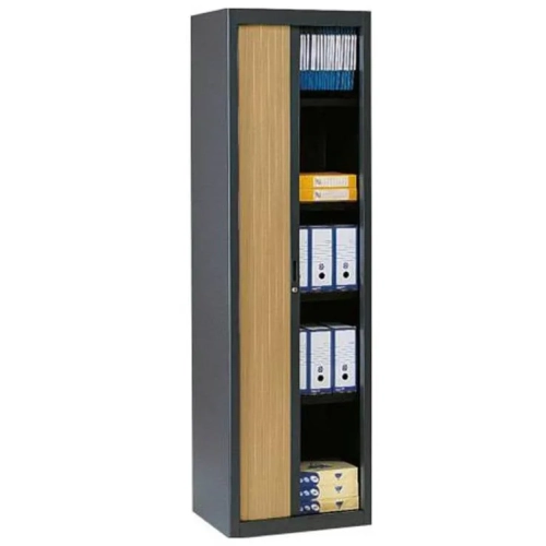 Armario metalico persiana desmontable 200x60 antracita/haya