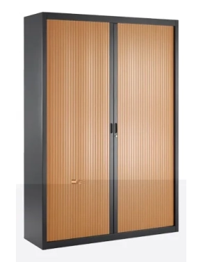 Armario persiana desmontable 200x140 antracita/cerezo