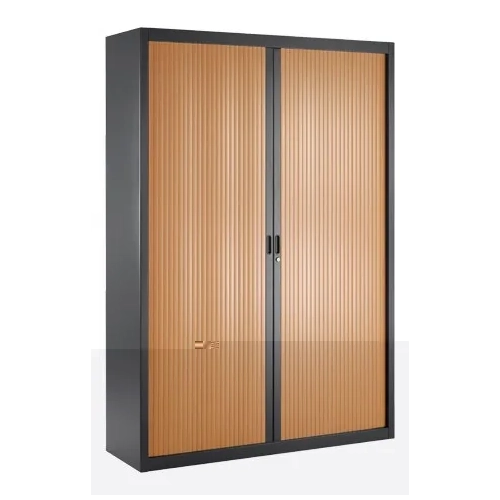 Armario persiana desmontable 200x140 antracita/cerezo