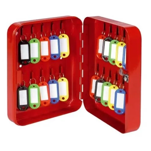 Armario para 20 llaves rojo