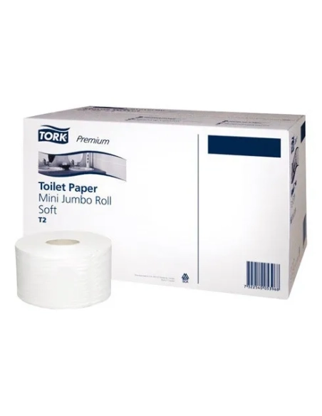 Cartucho 12 rollos papel Tork mini