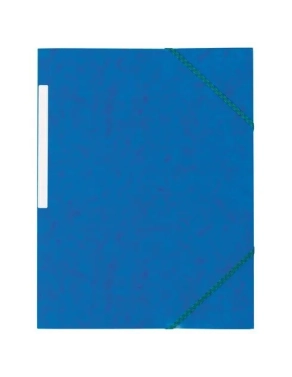 Carpeta carton gomas 3 solapas gomas azul 450 gms jmb