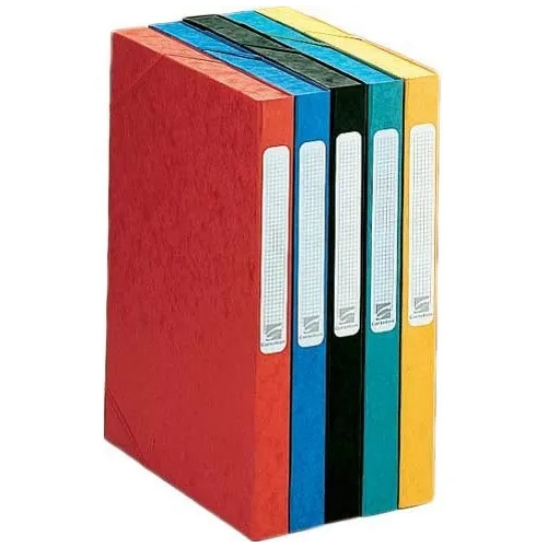 Carpeta proyectos  brillante 25mm 450g. Exacompta rojo