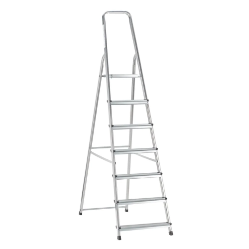 Escalera aluminio  7 peldanos  ECO