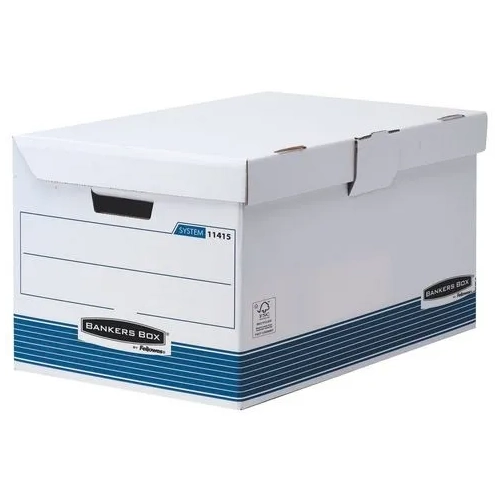 Contenedor de archivo definitivo Banker Box Fellowes azul