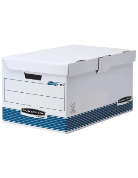 Contenedor de archivo definitivo Banker Box Fellowes azul