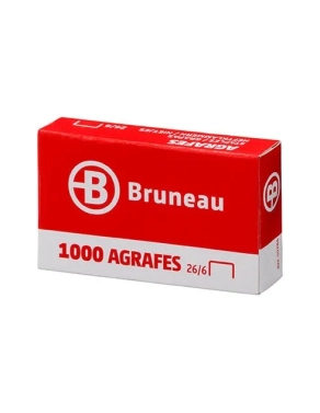 Caja 1000 grapas 26/6 galvanizada jmb