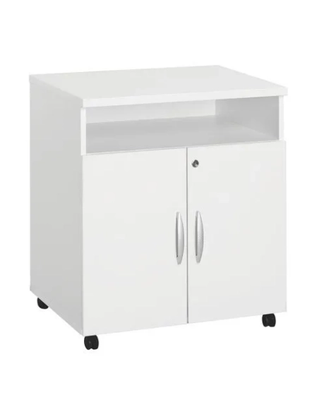 Mueble auxiliar oficina bajo excellens blanco