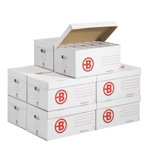 Caja contenedor blancas con 60 archivos definitivos