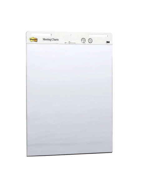 Bloc mural caballete con hojas adhesivas reposicionables Post It
