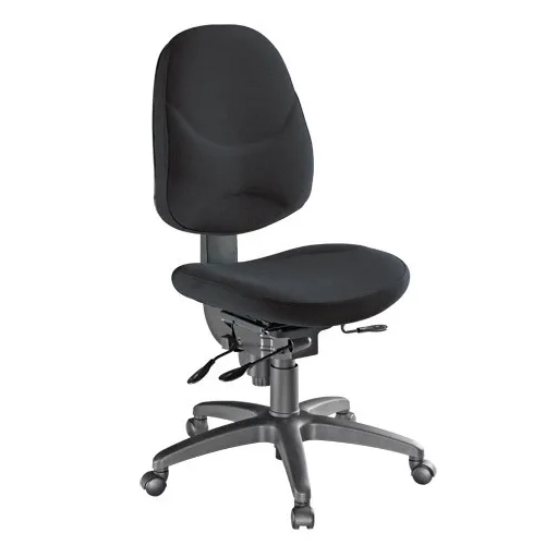 Silla oficina strong  sistema sincro negra