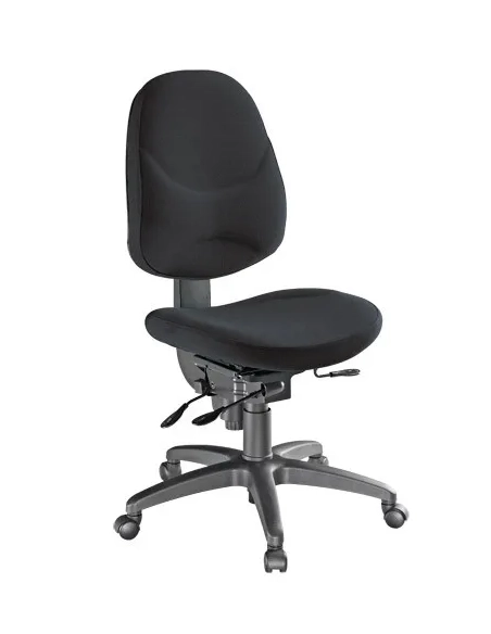 Silla oficina strong  sistema sincro negra