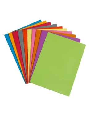 Paquete 10 subcarpetas A4 210 grms colores surtidos JMB