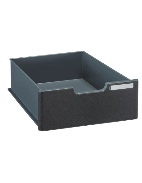 Cajón 10,8 cm para Modulodoc Exacompta negro