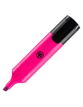 Marcador rotulador fluorescente rosa