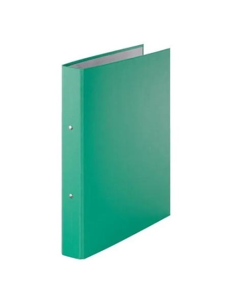 Carpeta 2 Anillas carton Forrado verde
