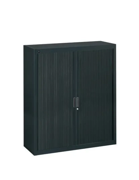 Armario metalico persiana negro 135x120