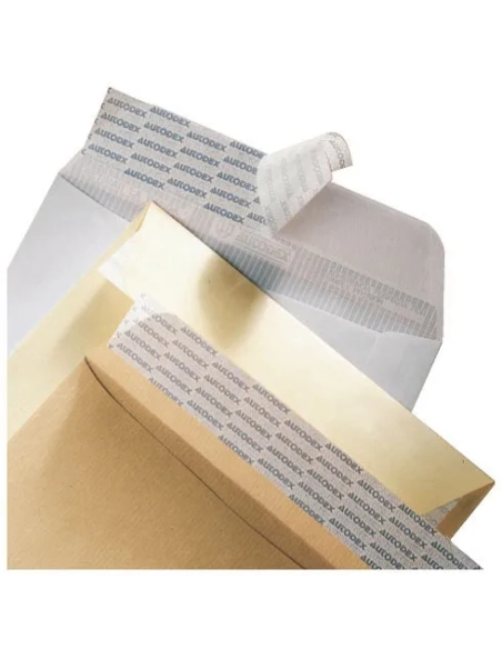 10 bolsas kraft 260x360 90g tira de silicona