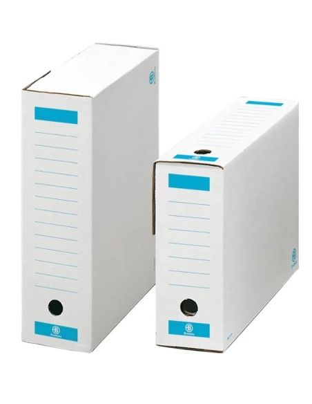 Definitivo folio prolongado 12cm de ancho azul