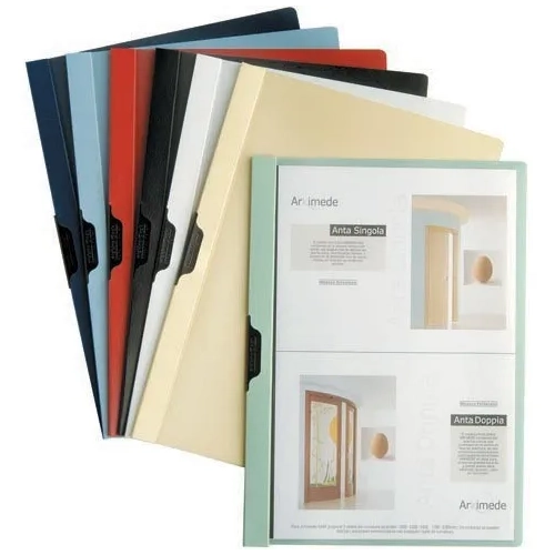 Dossier con pinza en el lomo 30 hojas negro