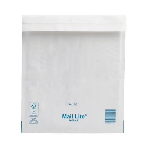 Caja 100 sobres acolchados 220x260 N15 kraf blanco