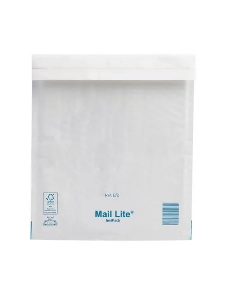 Caja 100 sobres acolchados 220x260 N15 kraf blanco