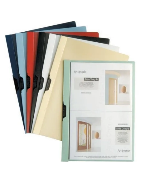 Dossier con pinza en el lomo 50 hojas negro