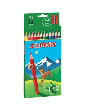 Lapices colores Alpino caja 12 surtidos