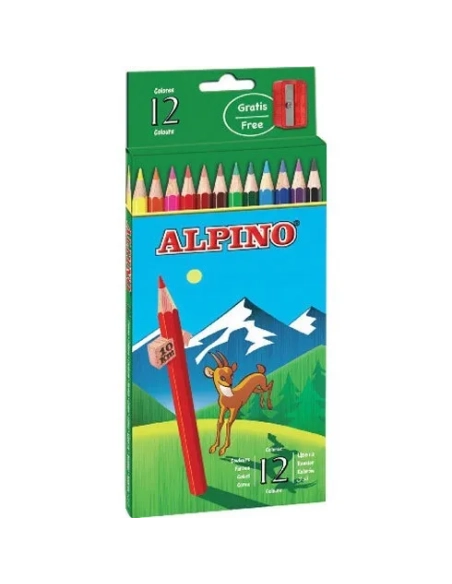Lapices colores Alpino caja 12 surtidos