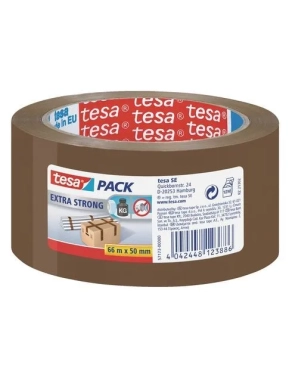 Cinta embalar marron 66mx50mm Tesa