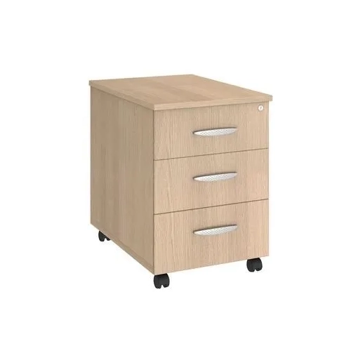 Cajonera con ruedas 3 cajones  excellens roble claro