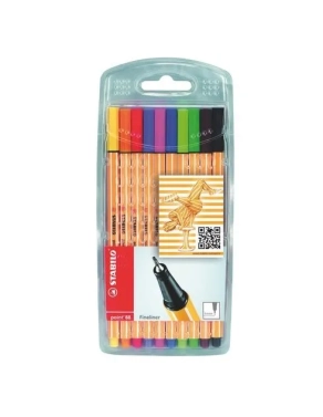 Blister 10 rotuladores Stabilo Point 88 surtidos