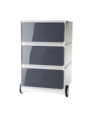 Cajonera con ruedas EasyBox ABS 3 cajones Antracita