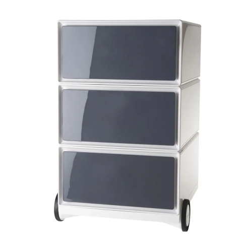 Cajonera con ruedas EasyBox ABS 3 cajones Antracita